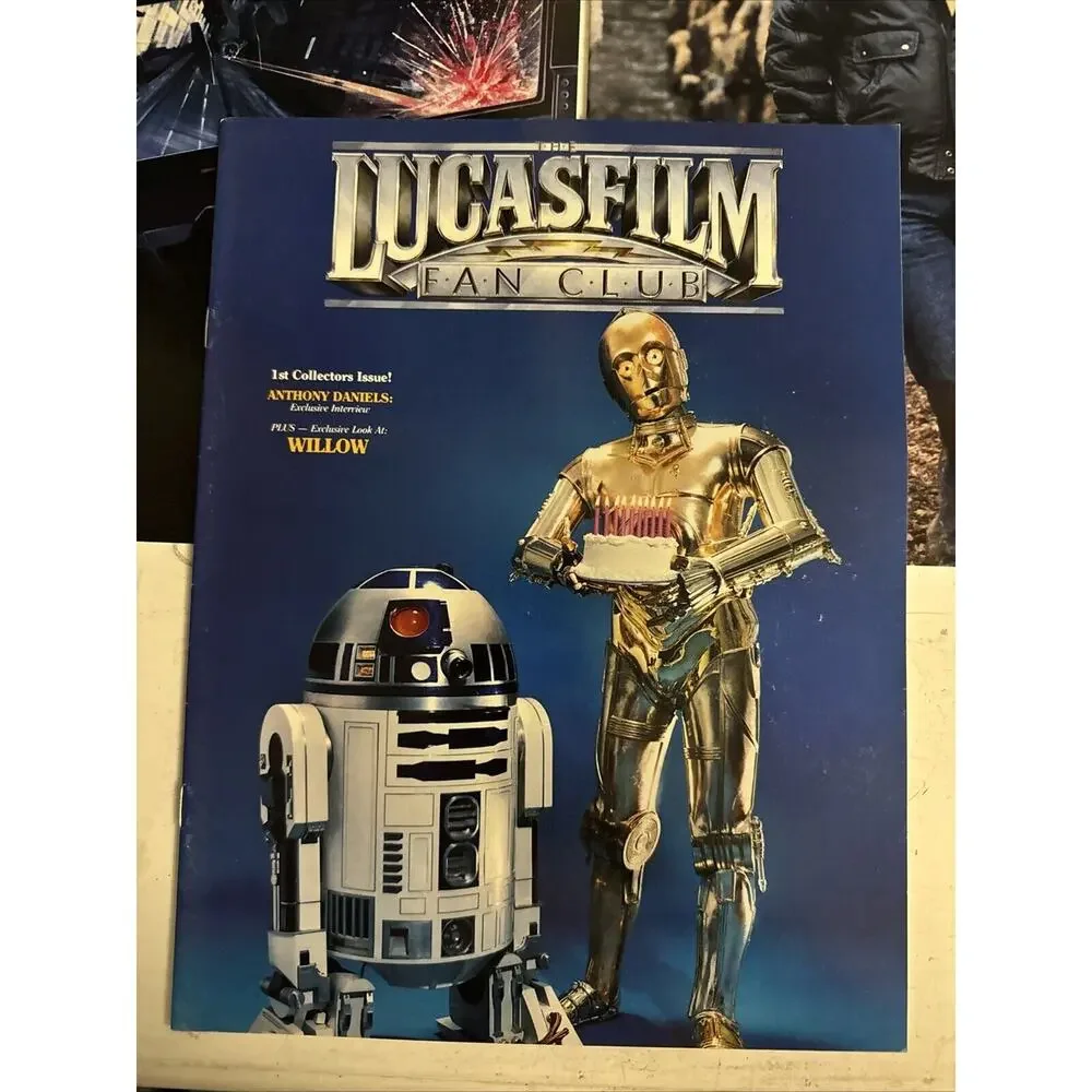 3 Lucasfilm‎ Fan Club Magazine Lot George Lucas Star Wars Willow 1987 1 2 1989 6